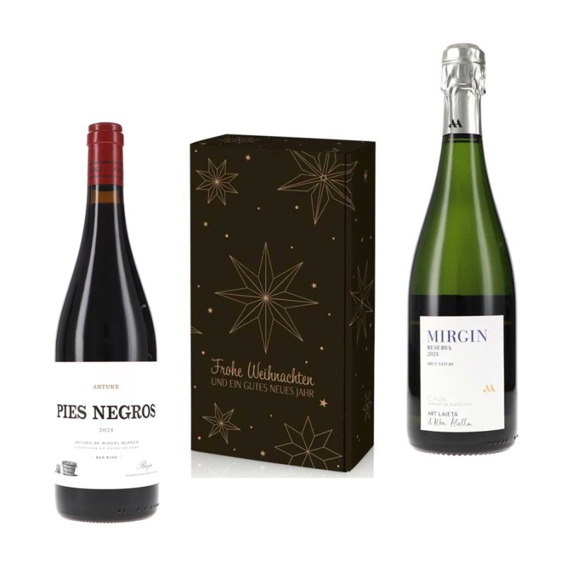 Weihnachts-Präsentbox „Spanische Genussmomente“ – Cava & Rioja